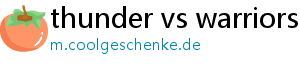 thunder vs warriors